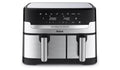 Tefal EY905D40 Easy Fry Dual Zone Air Fryer & Grill, 8.3L, Stainless Steel