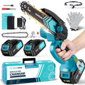 Handwise Mini Chainsaw Cordless 6 Inch 8000mAh