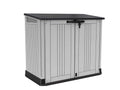 Keter Store It Out Nova Outdoor Garden Furniture Storage Shed Light Grey