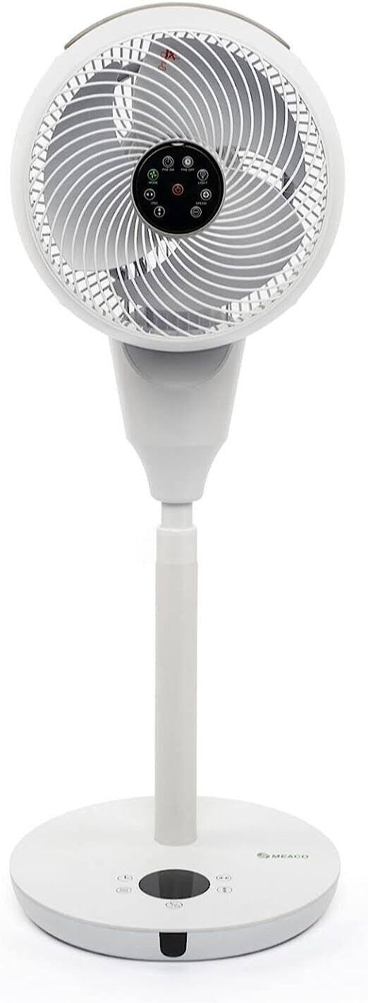 Meaco Pedestal Fan - MeacoFan 1056P Air Circulator, White